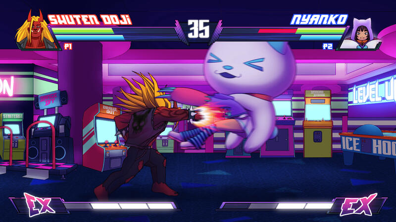 Yokai District - Fight Scene Mockup 1