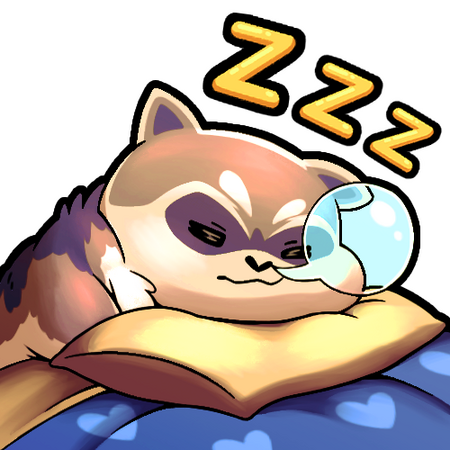Raccoon Sleep Raccoon Sleep